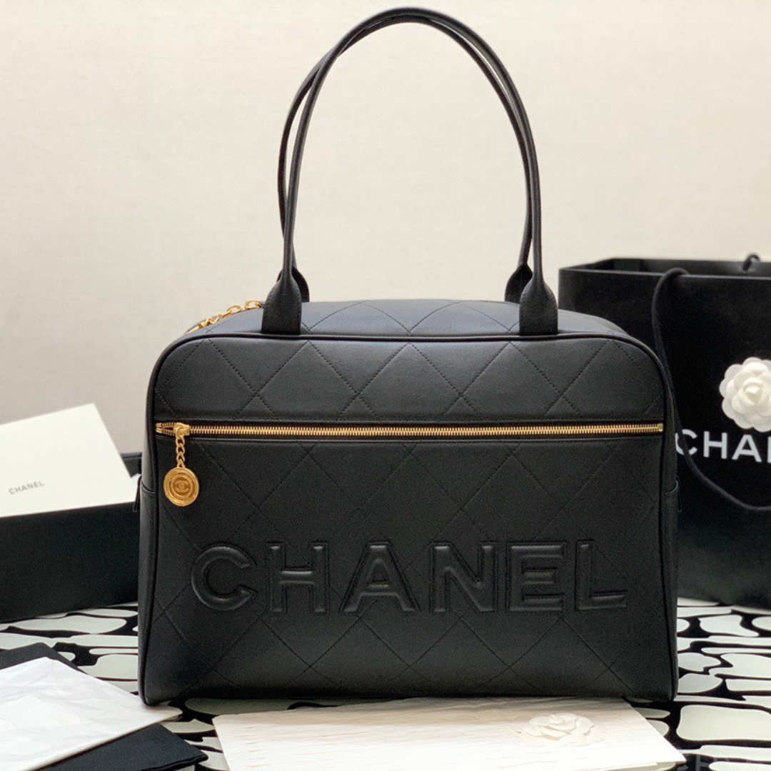 Untitled-design-2025-06-04T052503.501.png Chanel Shopping Bag Like Auth Handbags Woman’s Braille Pattern 30x45x15cm - Image 1