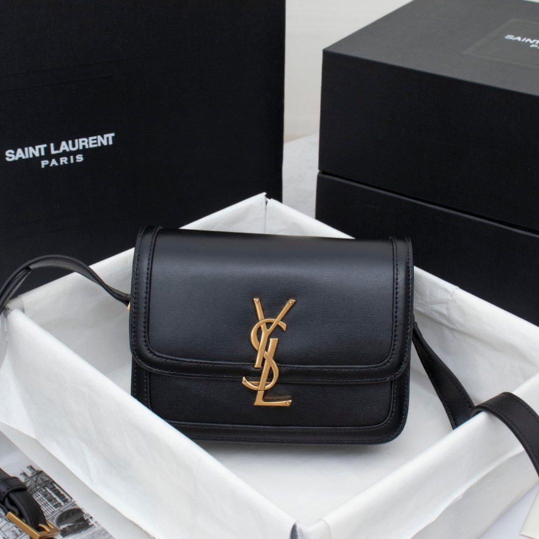 Untitled-design-2025-06-10T091218.873.png Saint Laurent YSL Solferino Small Leather Satchel Shoulder Bag in Black - Image 1