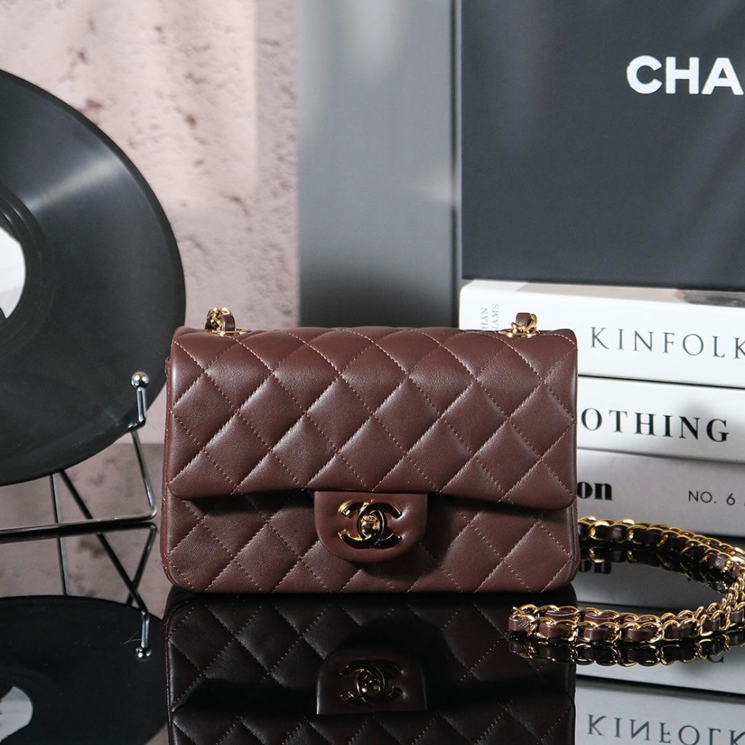 Untitled-design-2025-07-04T065017.400.png Chanel classic Mahroon colour with gold hardware - Image 1