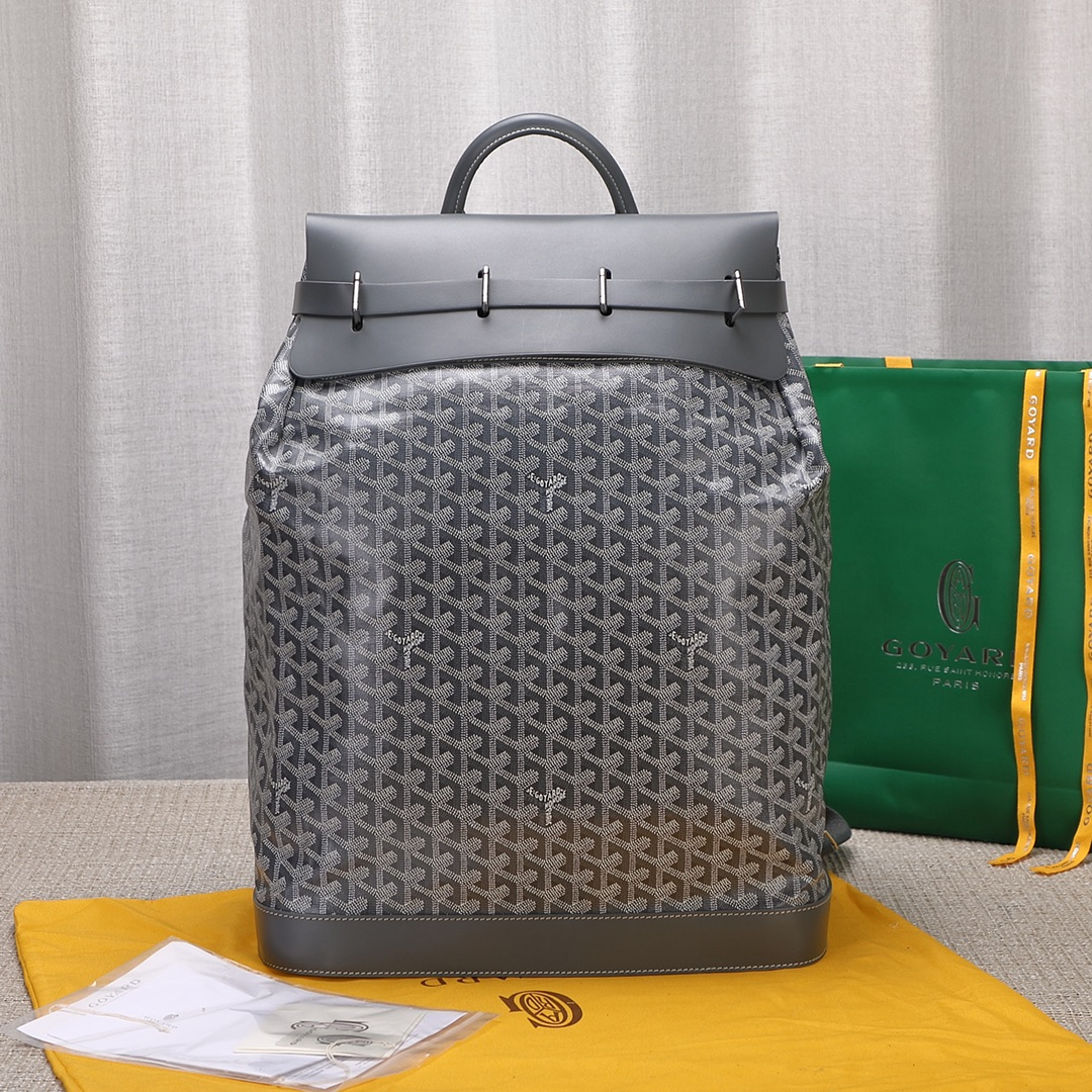 Untitled-design-2025-08-09T035111.696.png Goyard Steamer PM Grey Backpack - Image 1