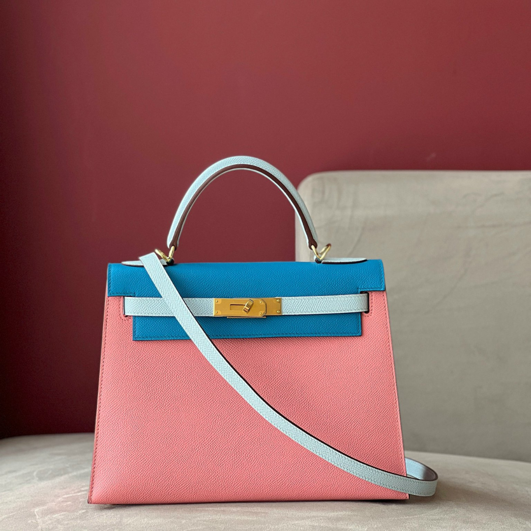 Untitled-design-2025-09-29T075643.807.png HN 28 Epsom Light Blue/ Electric Blue/Rose Pink Gold Hardware - Image 1