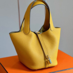 HN 18 Yellow Togo leather Gold Hardware