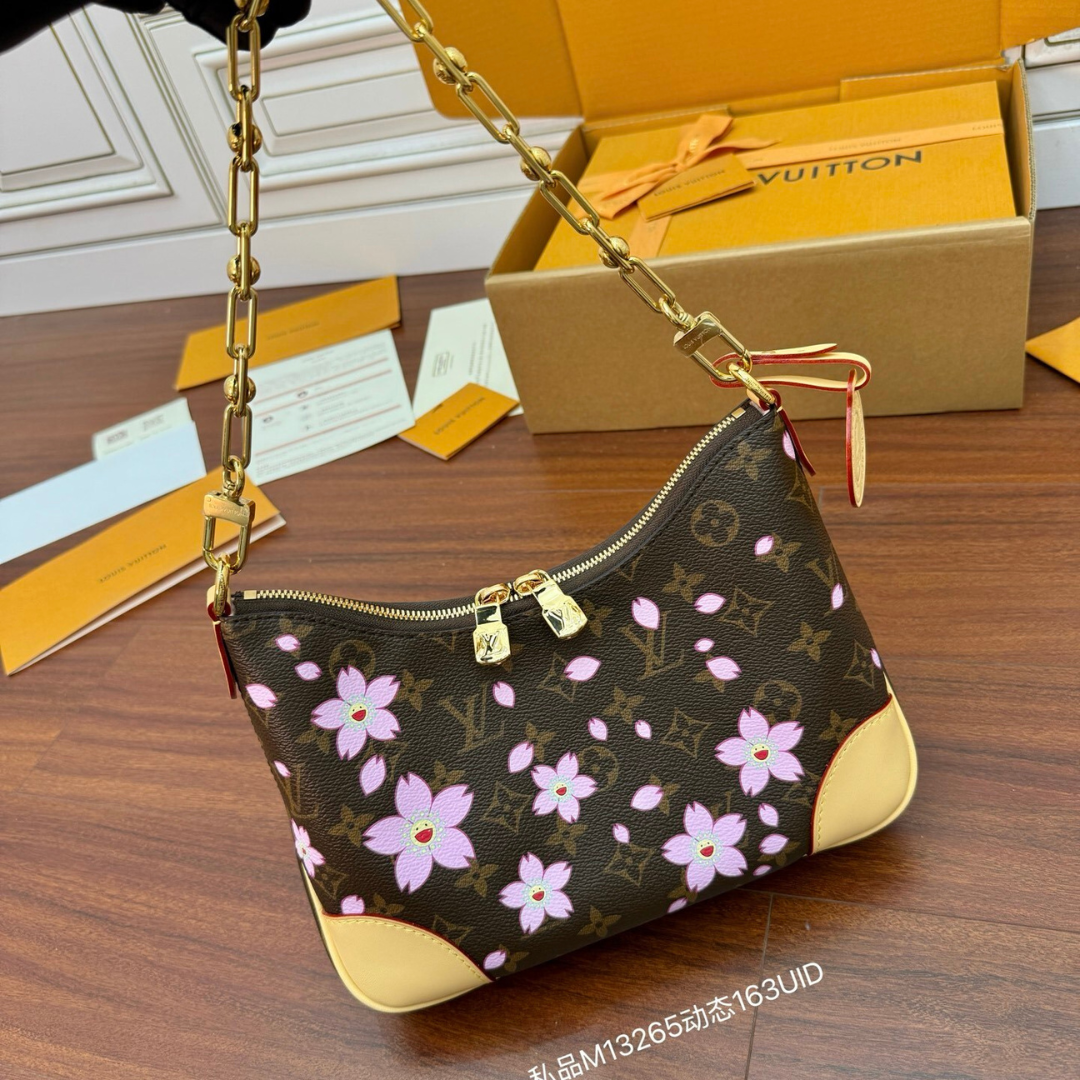 Untitled-design-2025-12-27T034302.497.png Louis Vuitton x Takashi Murakami Cherry Blossom Boulogne PM bag - Image 1