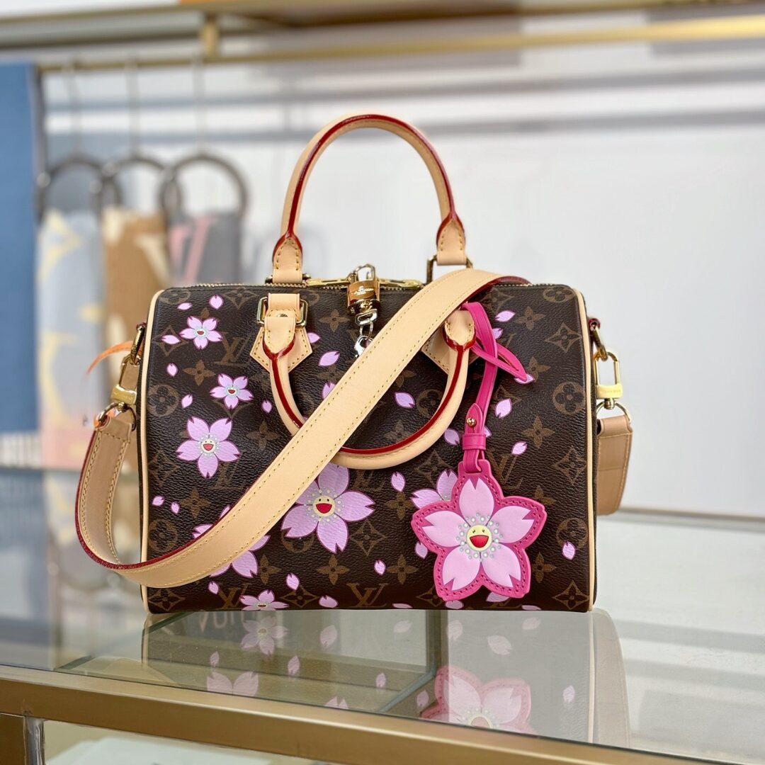 Untitled-design-2025-12-29T045223.217.jpg Louis Vuitton x Takashi Murakami Monogram Cherry Blossom Speedy Bandoulière 25 - Image 1