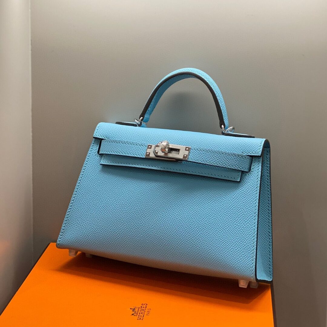 Untitled-design-3.jpg HN KELLY MINI 20 SKY BLUE EPSOM SILVER HARDWARE - Image 1