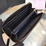Chanel Wallet Black Grained Leather Gold Lock 19×10.5cm - Image 3