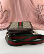 Gucci Brown Small GG Supreme Ophidia Bag - Image 6