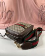 Gucci Brown Small GG Supreme Ophidia Bag - Image 4