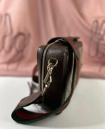 Gucci Brown Small GG Supreme Ophidia Bag - Image 2