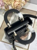Dior Lady Small Black Handbag - Image 4