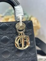 Dior Lady Small Black Handbag - Image 7