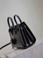 YSL SAC DE JOUR GOLD BLACK GRAIN LEATHER - Image 2