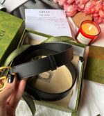 Gucci Black Belt – SIZE 85 - Image 3