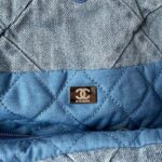 Chanel 22 Small Denim Hobo Bag - Image 3