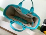 Chanel Deauville Tote in Blue and white - Image 4