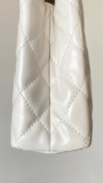 Chanel Kelly Mini Shopping Bag White - Image 3