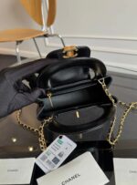 Chanel Kelly Mini Shopping Bag Black - Image 2