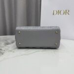 Dior Medium Lady Dior My Abcdior bag in grey lambskin - Image 2