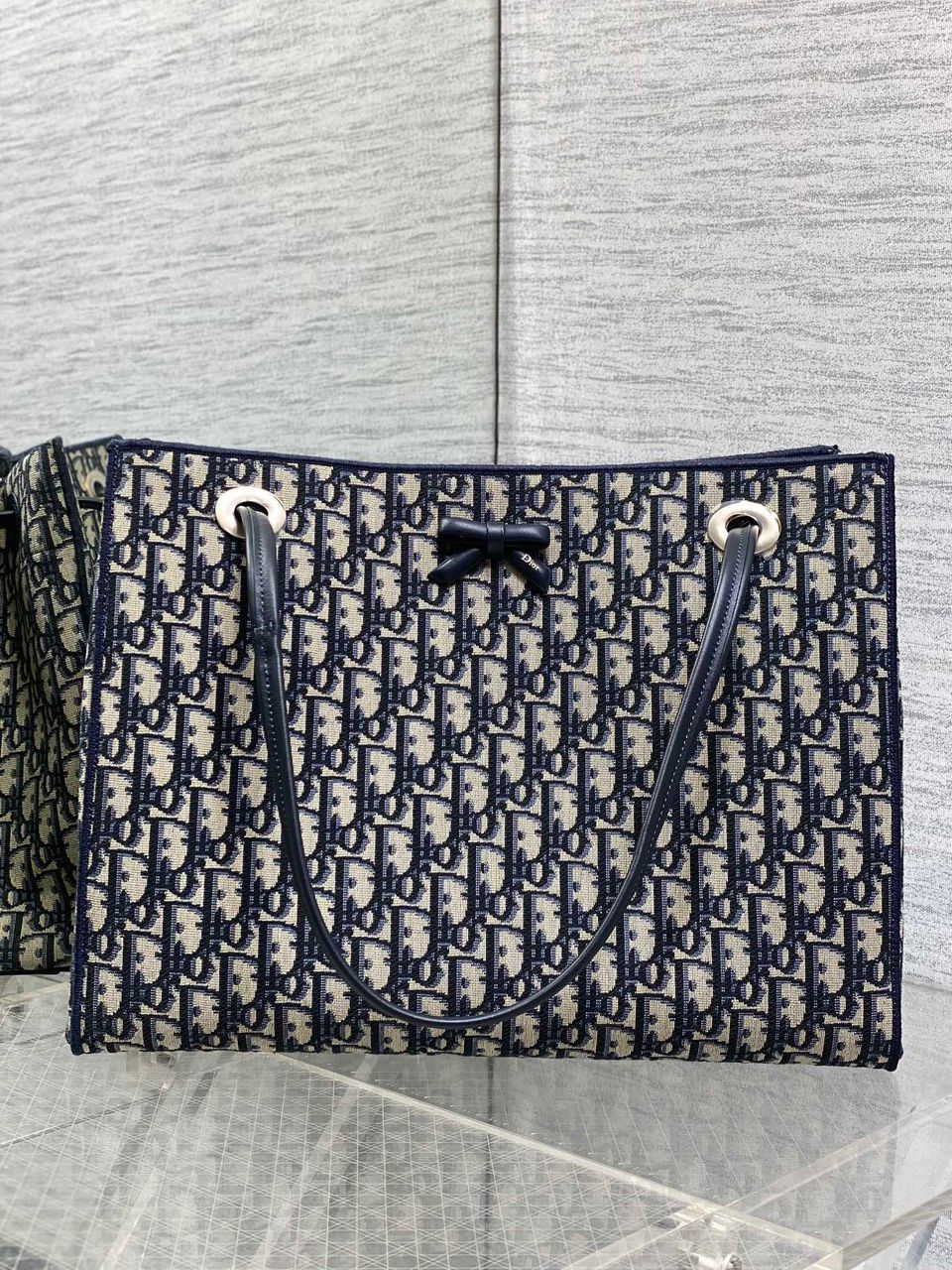 WhatsApp-Image-2026-05-29-at-3.46.25-AM.jpeg Dior Promenade Shopping Bag in Blue Dior Oblique Jacquard - Image 1