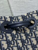 Dior Promenade Shopping Bag in Blue Dior Oblique Jacquard - Image 3