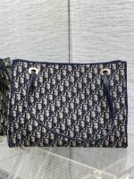 Dior Promenade Shopping Bag in Blue Dior Oblique Jacquard - Image 6