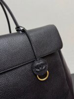 Chanel Large Shopping Bag in black grained calfskin - Image 2