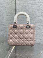 Dior Small Lady Dior Bag in Two-Tone Soupir Pink - Image 3