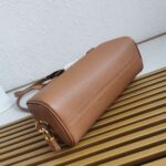 Prada Caramel Medium leather top-handle bag with padlock - Image 3