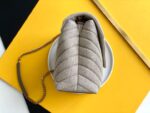 Saint Laurent Beige Suede Y Quilted Monogram - Image 4