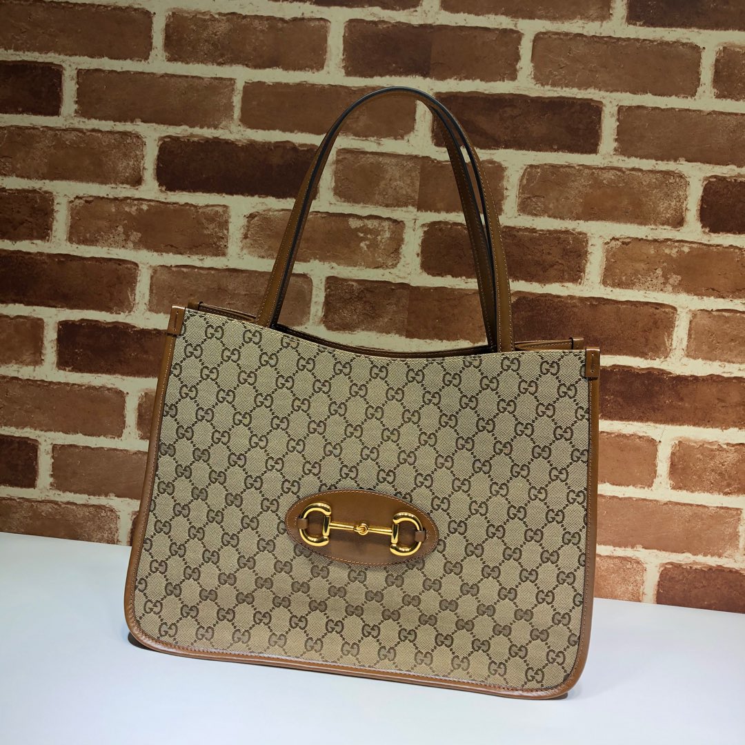 a8ff33d4.jpeg Gucci Horsebit 1955 GG Supreme Canvas Leather - Image 1