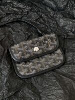 GOYARD Goyardine Reversible Mini Anjou Black 1661918 - Image 7