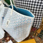 Goyard limited edition Saint Louis Claire-Voie GM Bag /Tote – Blue - Image 4