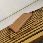 Prada Leather Shoulder Bag Brown - Image 3