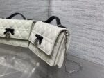 Dior My Dior Mini Bag in white and black lambskin - Image 5