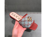 Gucci GG Matelassé canvas flat sandals - Image 2