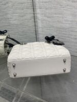 DIOR Lady Dior Bag with Chain Two-Tone Latte and Black - Image 4