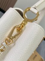 Louis Vuitton LV Capucines Beige LV Pattern Purple 21cm - Image 4