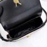 SAINT LAURENT Solferino Medium Cotton And Leather Shoulder Bag - Image 5