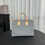 Louis Vuitton OnTheGo MM Tote Bag in Denim - Image 7