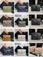 SAINT LAURENT SM LOULOU MONOGRAM QUILTED LEATHER BAG - Image 2