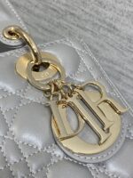 Dior Medium Lady in Grey Gold Hardware - Image 3