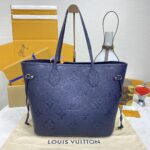 LV Neverfull MM Monogram Empreinte Leather - Image 8