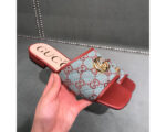 Gucci GG Matelassé canvas flat sandals - Image 3