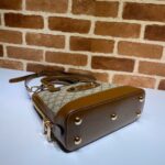 Gucci GG Supreme Canvas Horsebit 1955 Small Top Handle Bag - Image 8