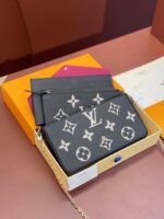 Louis Vuitton Félicie Pochette in black and beige Bicolor - Image 2