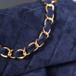 CHANEL Vintage Double Flap Bag Suede - Image 6