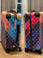 Louis Vuitton Horizon 55 Multicolor Sunset Carry-on Bag Suitcase - Image 3