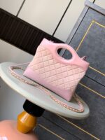 Chanel  Calfskin Suede Quilted Mini 31 Shopping Bag - Image 3