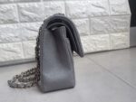 Chanel Classic Flap bag in Grey Caviar Leather - Image 2