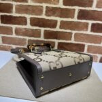 Gucci Diana Jumbo GG Tote Bag Small Camel/Ebony - Image 4